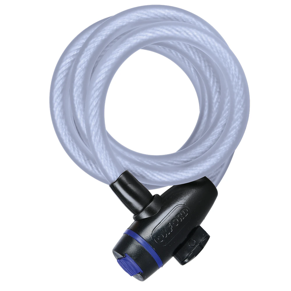 Oxford Cable Lock - 1800mm X12mm - Smoke - Image 9