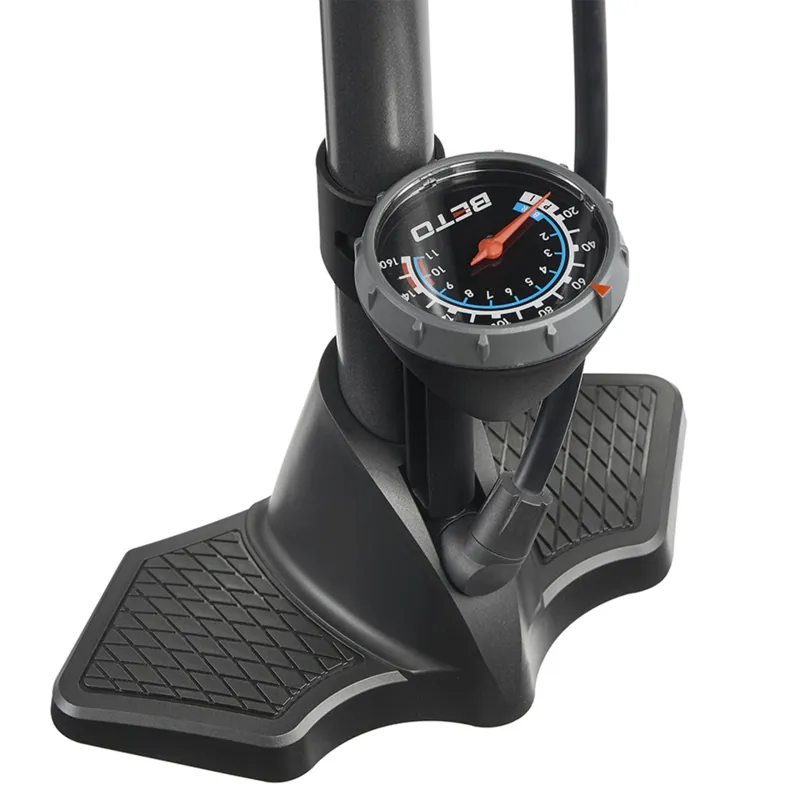 Beto CMP155AG7 25 Inch Alloy Track Pump With Gauge - 160psi - Image 5