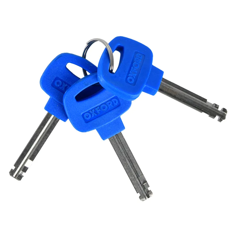 Oxford Barrier Armoured Cable Lock - 1.4m X 25mm - Blue - Image 5