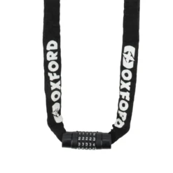 Oxford Combi Chain8 Combination Chain Lock - 8mm X 2.0m - Black