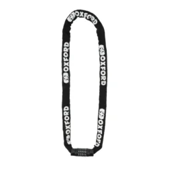 Oxford Combi Chain8 Combination Chain Lock - 8mm X 1.5m - Black