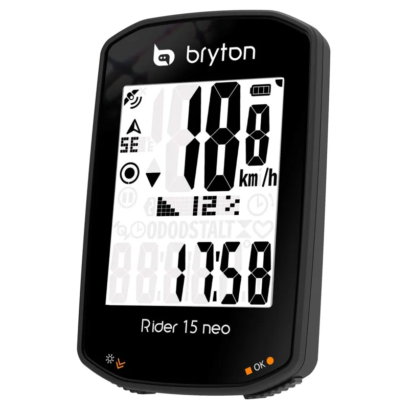 Bryton Rider 15C Neo GPS Cycle Computer Bundle With Cadence - Image 3