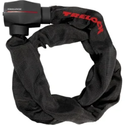 Trelock BC580 Gold Sold Secure Chain Lock - 110cm X 9mm - Black