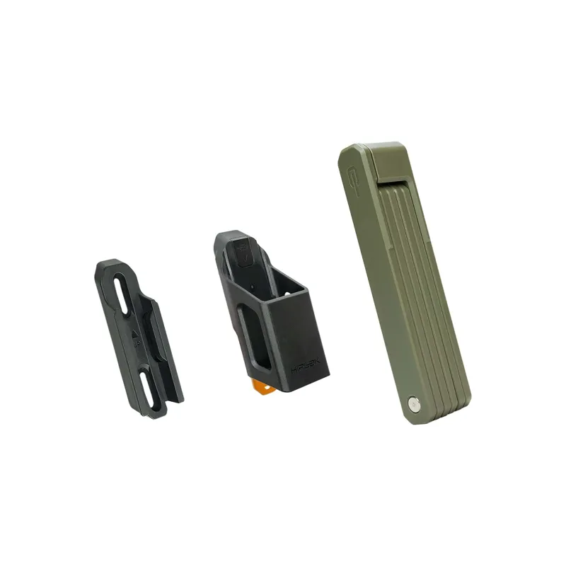 Hiplok Switch Folding Lock - Bronze Sold Secure - Green - Image 6