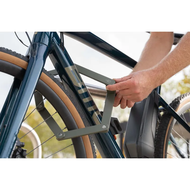 Hiplok Switch Folding Lock - Bronze Sold Secure - Green