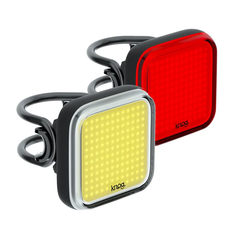 Knog Blinder Square Twinpack USB Light Set - Black - Image 4