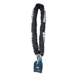 Oxford Chain12 Chain With Padlock 12mm X 1.5m - Black
