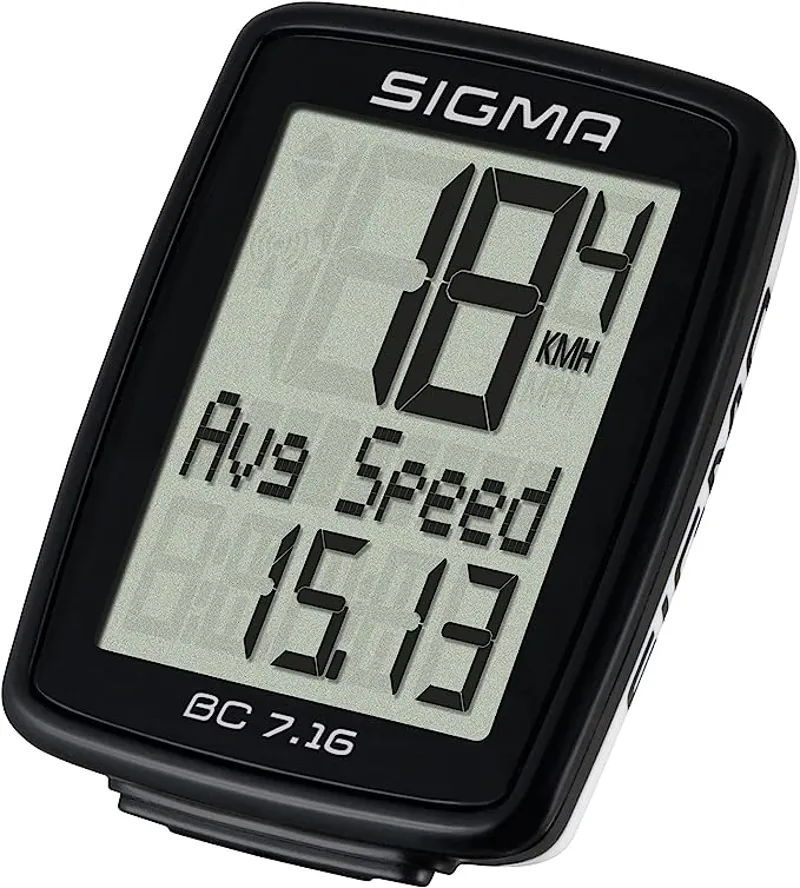 Sigma BC 7.16 ATS Wireless Cycle Computer - Black