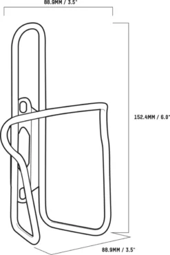 Blackburn Chicane Stainless Steel Water Bottle Cage - Steel Grey