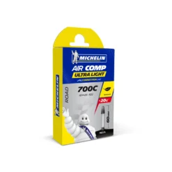 Michelin Aircomp Ultralight Road Inner Tube - 700 X 18-25c-Presta 60mm