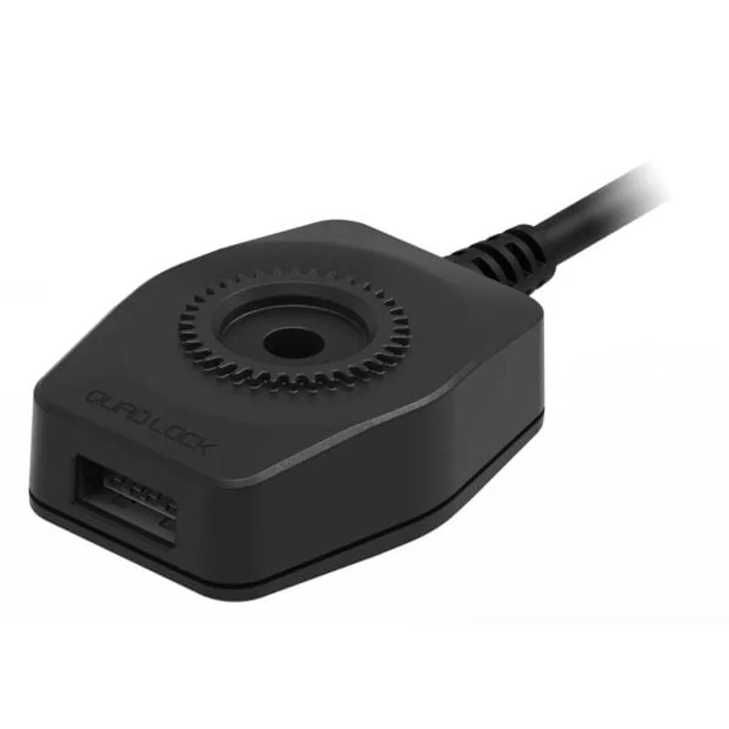 Quad Lock Motorcycle USB Charger - Black