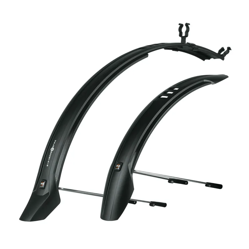 SKS Velo 65 Mountain 29er Mudguard Set Including U-Stays - Black