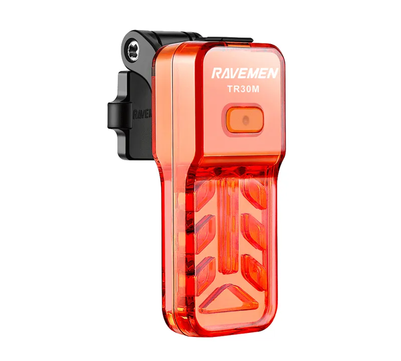 Ravemen CR800/TR30M USB Rechargeable LED Light Set - Black - Image 3
